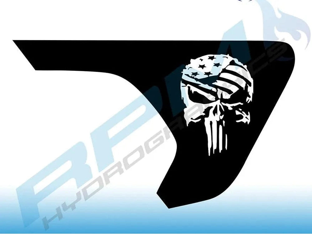 American Flag Punisher Skull hotsell Hood Decal compatible with Jeep Wrangler JL & Gladiator JT 2018-2022