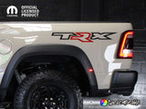 RAM TRX Bedside Decals - TRX Logo + Colored R