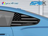 S550 Mustang Quarter Window Decals - EcoBeast Cutout (2015-2023)