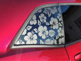 Challenger Quarter Window Decals - Floral Pattern