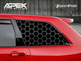 Grand Cherokee Quarter Window Decals - Honeycomb Pattern (2011 - 2021)