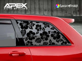 Grand Cherokee Quarter Window Decals - Floral Pattern (2011 - 2021)