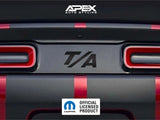 Challenger Taillight Divider Decal - T/A Logo