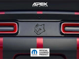 Challenger Taillight Divider Decal - Hellkitten Logo