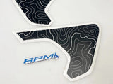 Wrangler / Gladiator Fender Vent Decals - Topographic Map